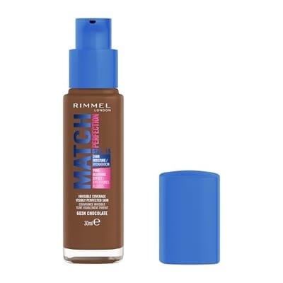 Rimmel Rimmel Match Perfection Foundation 603N Chocolate Spf20 in (Neutral Undertone)