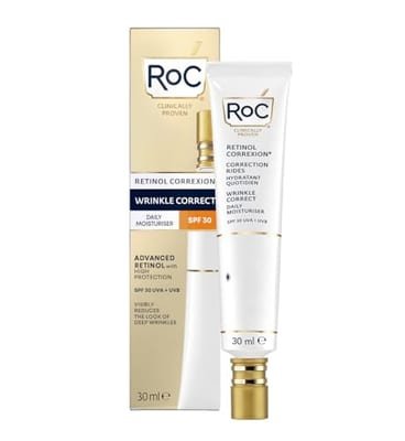 Roc ROC Retinol Correxion Wrinkle Correct Daily Moisturiser Spf30 30ml