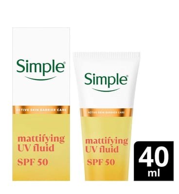 Simple Simple Mattifying Uv Fluid With Spf 50 40 ml