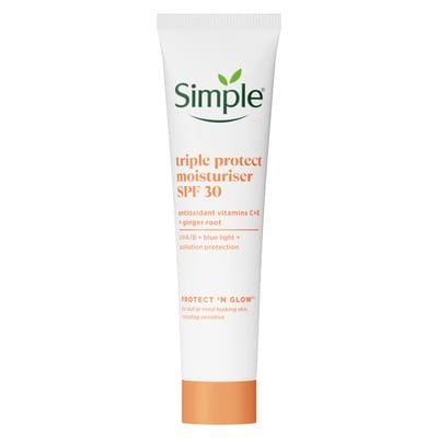 Simple Simple Triple Protect Moisturiser SPF 30 - 3x Protection from UVA/UVB