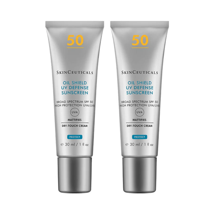 SkinCeuticals SkinCeuticals Oil Shield UV Defence Sunscreen SPF 50 (2 x 30ml) Duo