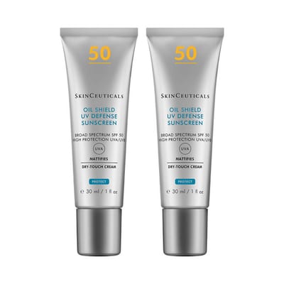 SkinCeuticals SkinCeuticals Oil Shield UV Defence Sunscreen SPF 50 (2 x 30ml) Duo