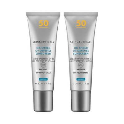 SkinCeuticals SkinCeuticals Oil Shield UV Defence Sunscreen SPF 50 (2 x 30ml) Duo