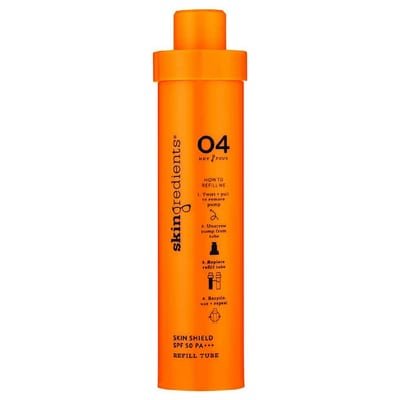 Skingredients Skingredients Skin Shield Moisturising + Priming Spf 50 Pa+++ Sunscreen Refill Tube 73ml