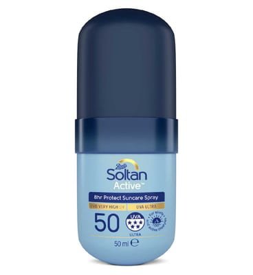 Soltan Soltan Active 8 Hour Protect Suncare Spray Spf50 50ml