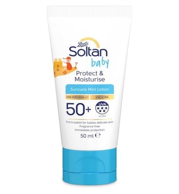 Soltan Soltan Baby Protect & Moisturise Mini Suncare Lotion Spf50+ 50ml