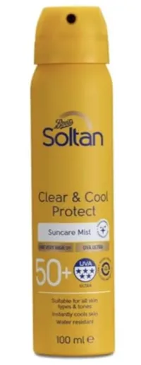 Soltan Soltan Clear & Cool Protect Suncare Mist Spf50+ 100ml