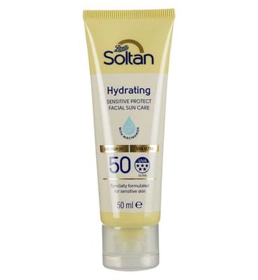 Soltan Soltan Hydrating Sensitive Protect Facial Suncare With Niacinamide Spf50 50ml
