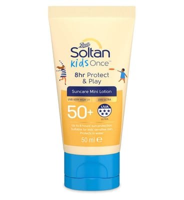 Soltan Soltan Kids Once 8Hr Protect & Play Mini Suncare Lotion Spf50+ 50ml