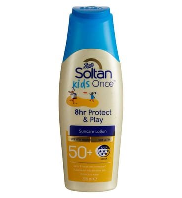 Soltan Soltan Kids Once 8Hr Protect & Play Suncare Lotion Spf50+200 ml, 200ml