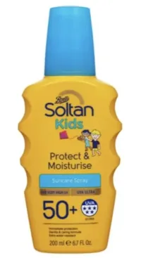 Soltan Soltan Kids Protect & Moisturise Suncare Spray Spf50+200 ml, 200ml