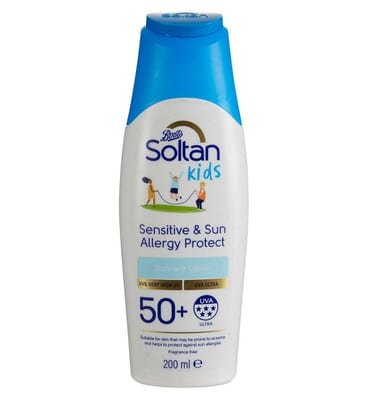 Soltan Soltan Kids Sensitive & Sun Allergy Protect Suncare Lotion Spf50+200 ml, 200ml