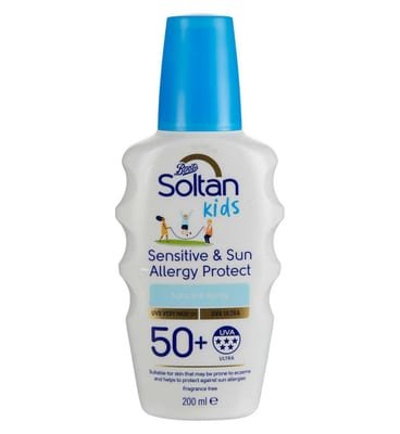 Soltan Soltan Kids Sensitive & Sun Allergy Protect Suncare Spray Spf50+200 ml, 200ml