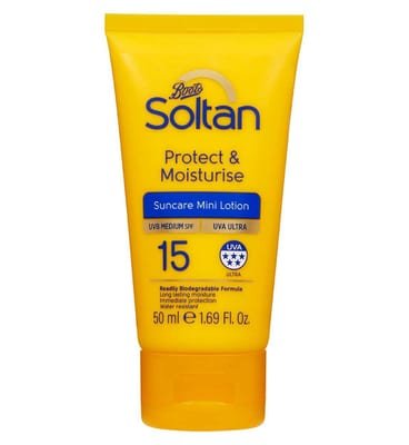 Soltan Soltan Mini Protect & Moisturise Lotion Spf15 50ml