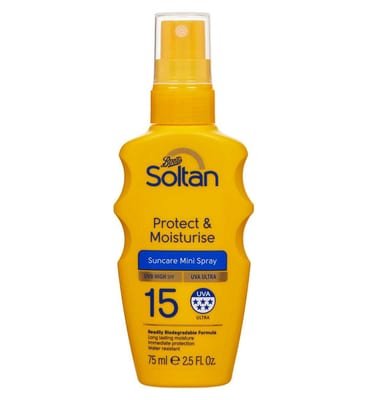 Soltan Soltan Mini Protect & Moisturise Spray Spf15 75ml
