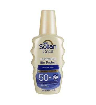 Soltan Soltan Once Advanced 8 Hour Protect Suncare Spray Spf50+200 ml, 200ml