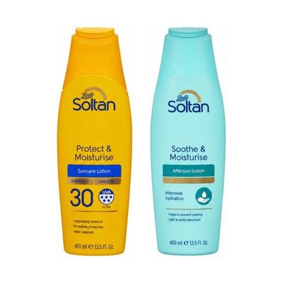 Soltan Soltan Protect & Moisturise Jumbo Spf Aftersun Duo - Spf30