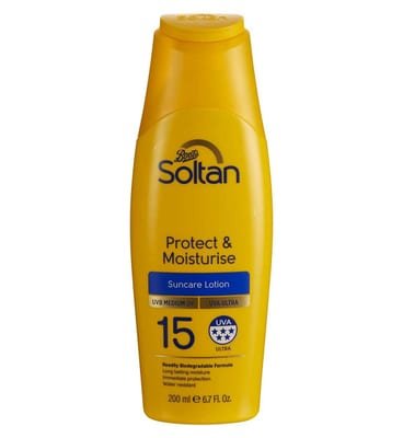 Soltan Soltan Protect & Moisturise Suncare Lotion Spf15200 ml, 200ml