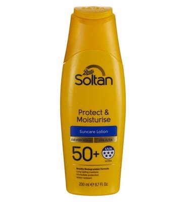 Soltan Soltan Protect & Moisturise Suncare Lotion Spf50+200 ml, 200ml