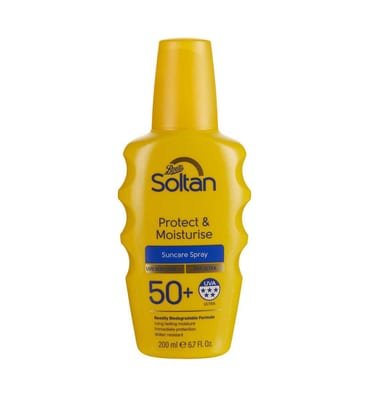 Soltan Soltan Protect & Moisturise Suncare Spray Spf50+200 ml, 200ml