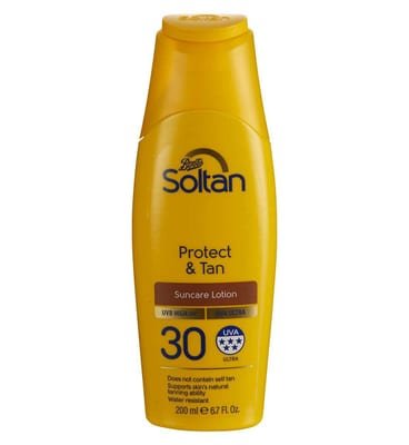 Soltan Soltan Protect & Tan Suncare Lotion Spf30200 ml, 200ml