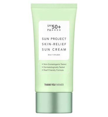 Thank you Farmer Thank you Farmer Sun Project Skin Relief Cream Spf50+ Pa++++ 50ml