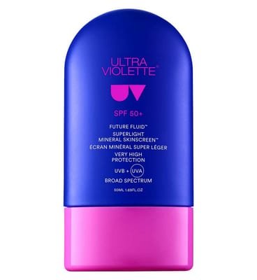 Ultra Violette Ultra Violette Future Fluid Superlight Mineral Skinscreen Spf50+ 50ml