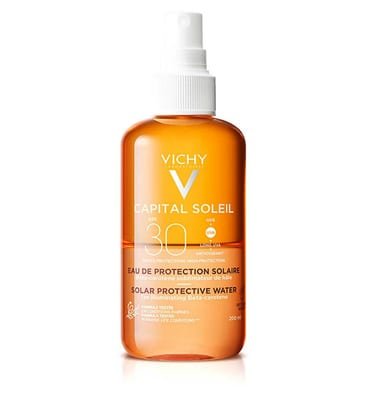 Vichy Vichy Capital Soleil Tan Illuminating Sun Protection Water Spray Spf30 For All Skin Types200 ml, 200ml
