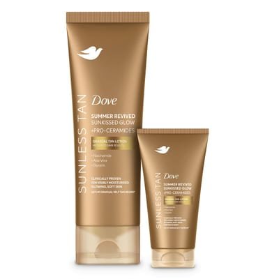 Dove Dove Gradual Self Tan Dark Face And Body Bundle