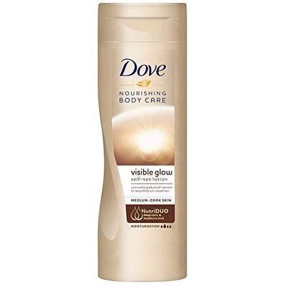 Dove Dove Visible Glow Medium To Dark Self-Tan Lotion 400Ml Limited Edition