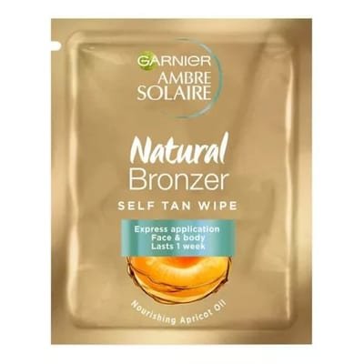 Garnier Garnier Ambre Solaire Original Intense Natural Bronzer Self Tan Face Wipe 6ml