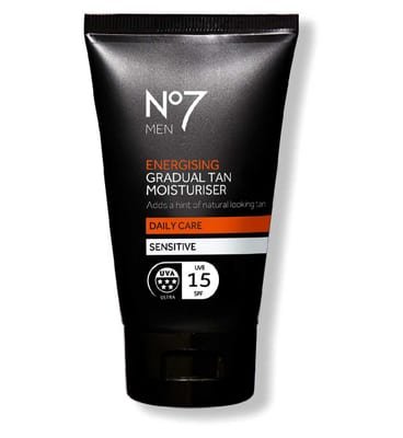 NO7 No7 Men Energising Gradual Tan Moisturiser Spf15