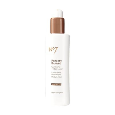 NO7 No7 Perfectly Bronzed Self Tan Quick Dry Tinted Lotion Medium/dark
