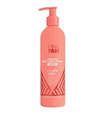 Skin & Tan Skin & Tan Body Glow Gradual Self Tan Lotion Blush 280ml