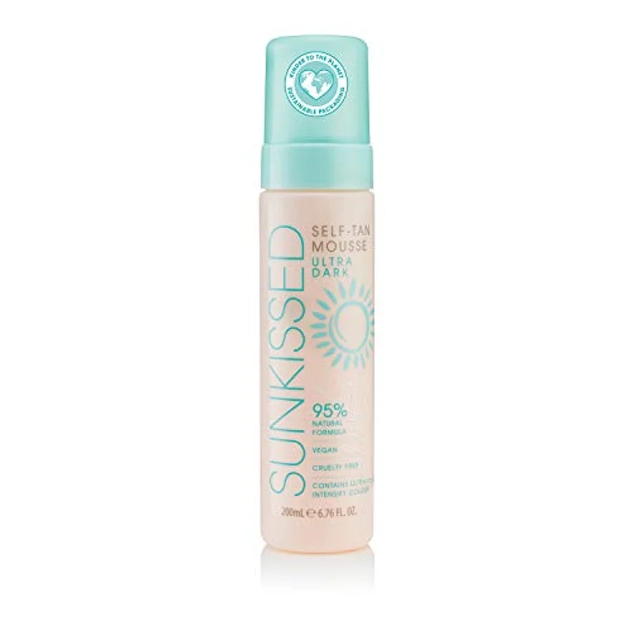 Sunkissed Sunkissed 95 Percent Natural Self Tan Mousse 200ml – Ultra Dark