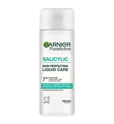 Garnier Garnier Salicylic Skin Perfecting Liquid Care Toner 7% Niacinamide Squalane Aha & Acid, 120ml