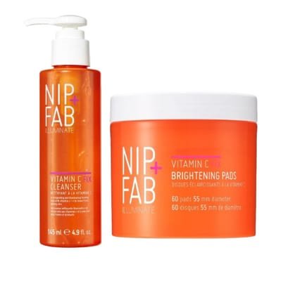 Nip+Fab Nip+Fab Vitamin C Fix Cleanse & Toner Pads Bundle