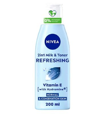Nivea Nivea 2-In-1 Face Cleanser & Toner,200 ml